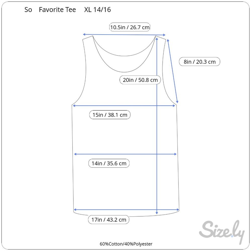 SO Favorite Tee Tie‑Dye Sleeveless Tank Top Juniors XL (14/16) - Picture 12 of 12